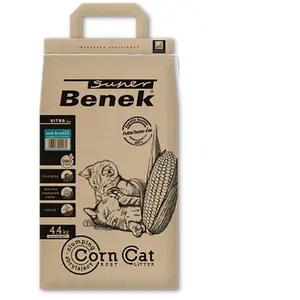 7l (environ 4,4kg) de litière pour chat Super Benek Corn Cat Ultra bri...Vendu parzooplus-be