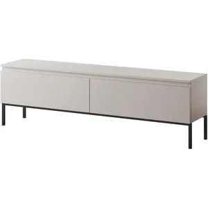 SELSEY Meuble TV - BEMMI - 150 cm - taupe (gris-beige) pas cher