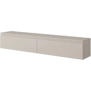 SELSEY Meuble TV - SENEY - 175 cm - taupe (gris-beige) pas cher