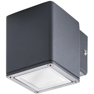 Comparateur de prix : KANLUX Luminaire mural pour 1 ampoule GU10 étanche IP44 Anthracite
