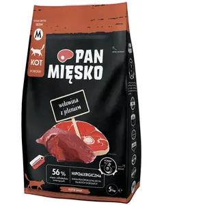 Pan Mi sko Medium boeuf, cerf pour chat - 5 kg pas cher