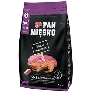 Pan Miesko Veau Aux Crevettes Petite Nourriture Pour Chats 5kg pas cher