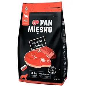 Pan Mi sko Medium boeuf, viande de chèvre pour chien  - 9 kg pas cher