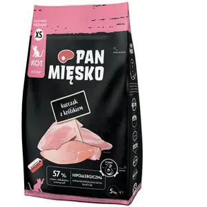 Pan Mi sko Kitten XS poulet, lapin pour chaton - 5 kg pas cher