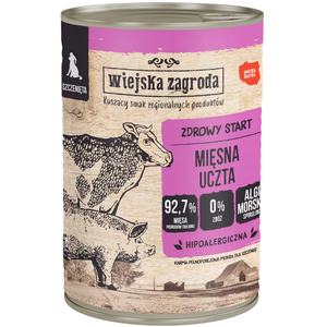 6x400g Wiejska Zagroda Dog Puppy nourriture pour chiens à base de vian... pas cher