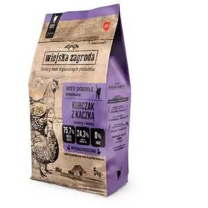 Wiejska Zagroda Nourriture Pour Chats Au Poulet Et Au Canard De La Ferme 5kg pas cher