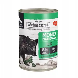 Wiejska Zagroda Dog 12 x 400 g pour chien - sanglier pas cher