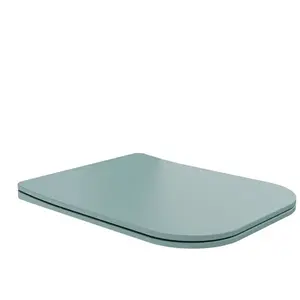 Mexen Teo langzaam dalende dunne zitting, duroplast, lichtgroen mat - 39840048 pas cher