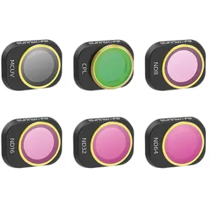 Comparateur de prix : Sunnylife 6 Filtres D´objectif Mcuvcplnd8/16/32/64 Pour Dji Mini 4 Pro