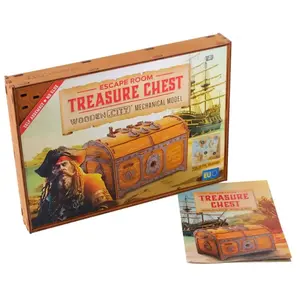 WOODEN.CITY ESCAPE ROOM TREASURE CHEST pas cher