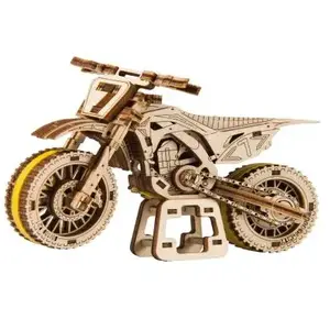 WOODEN.CITY MOTOCROSS 3D-puzzel 88 stuk(s) pas cher
