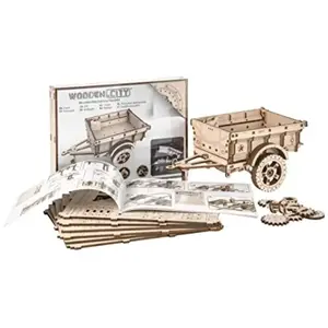 Craenen Wooden City modelbouwpakket Aanhanger hout - 112mm hoog x 245m...Vendu parbol