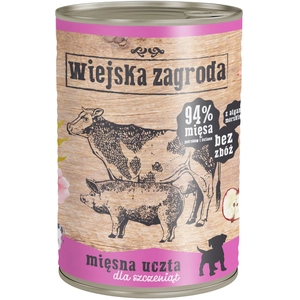 Wiejska Zagroda Dog 12 x 400 g pour chien - festin à la viande