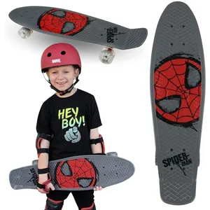 Comparateur de prix : MARVEL Spider-Man JEUNES skateboard FISH SKATEBOARD 67cm, antidérapant...