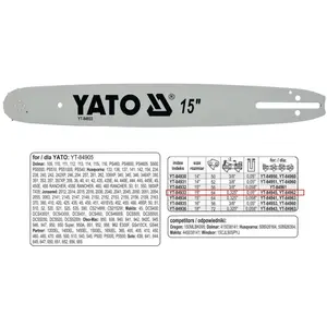 Yato TRIZERATOP Guide-chaîne Longueur 38 cm / 15 - .325 x 1,3 mm Nombre de dents 12 pas cher