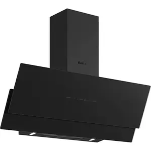 Amica Amica AHIGN9600A++ hotte Montée au mur Noir A++ 594 m³/h pas cher