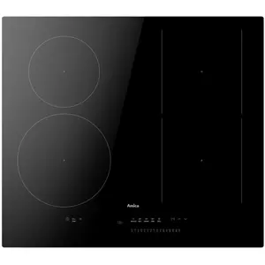 Amica Four à induction PIA6541PHTSUN 3.0, Plaque de cuisson, Noir pas cher