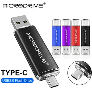 PASHASHOP Clé USB 128 Go Type C - Microdrive - USB 2.0 - 2 en 1 - Vitesse de lecture 20MB/s - Noir pas cher