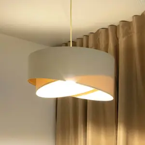 Lampe suspendue crémée pas cher