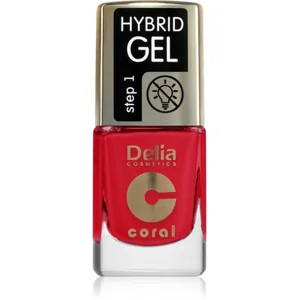 Delia Cosmetics, Vernis à ongles, Vernis à Ongles Corail Gel Hybride (Corail) pas cher