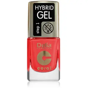 Delia Cosmetics, Vernis à ongles, Vernis à Ongles Corail Gel Hybride (Corail) pas cher