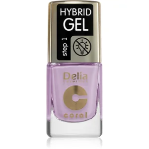 Delia Cosmetics, Vernis à ongles, Coral Nail Enamel Hybrid Gel (Corail, Vernis effet gel) pas cher