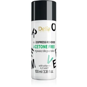Delia Cosmetics, Dissolvant pour vernis à ongles, Détachant pour vernis à ongles Perfumed Acetone Free 100ml pas cher