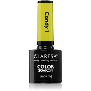 Claresa, Lotion pour le corps, Soak Off Uv/Led Candy Gel Polish 1 5G (... pas cher