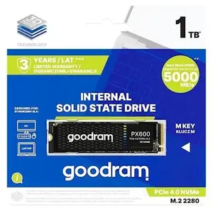 Goodram Goodram Ssdpr-px600-1k0-80 Disque Ssd M.2 1 To Pci Express 4.0 3d Nan pas cher