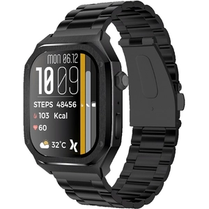 Maxcom, Aangesloten horloge FW65 Model IRON S IP68 2,5D glas, Grafiet pas cher