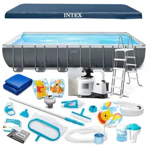 Piscine de jardin à cadre - Intex - 732x366x132 cm - Ensemble 21w1 - P...