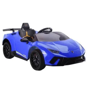 Voiture électrique 12V Lamborghini Huracan Bleue - Pack Luxe pas cher
