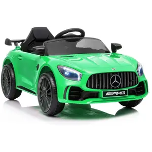 Voiture électrique 12V Mercedes SLS AMG GT R Verte - Pack Luxe pas cher