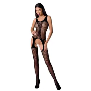PASSION WOMAN BODYSTOCKINGS | Passion Woman Bs072 Bodystocking - Black One Size pas cher