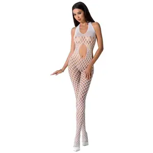 PASSION WOMAN BODYSTOCKINGS | Passion Woman Bs065 Bodystocking White One Size