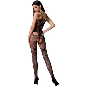 PASSION WOMAN BODYSTOCKINGS | Passion Woman Bs076 Bodystocking - Black One Size pas cher