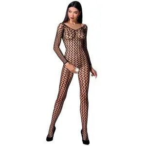 PASSION WOMAN BODYSTOCKINGS | Passion Woman Bs068 Bodystocking - Black One Size