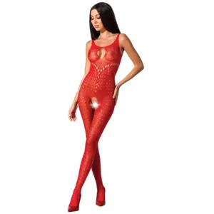 Passion - Woman Bs078 Bodystocking One Size Red