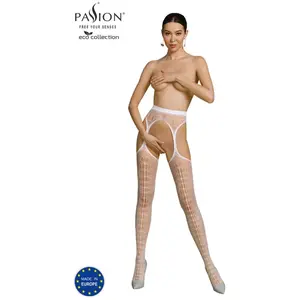 PE ECO Straps-Strumpfhose S008 white