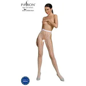 PE ECO Strumpfhose ouvert S007 white