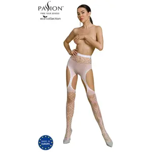 PE ECO Straps-Strumpfhose S005 white
