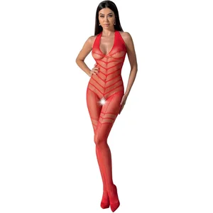 Passion - BS100 Catsuit - Rood pas cher