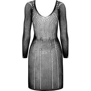 Passion - BS101 Net Jurkje - Zwart pas cher