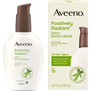 Aveeno Positively Radiant Daily Facial Moisturizer with Broad Spectrum... pas cher
