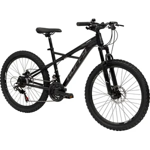 VTT enfant Huffy Korros 24 pouces noir - Semi-Rigide - 21 vitesses Shimano pas cher