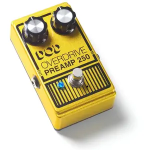 Dod Overdrivep250 - Pédale D'overdrive - True Bypass, Jaune Métallisé