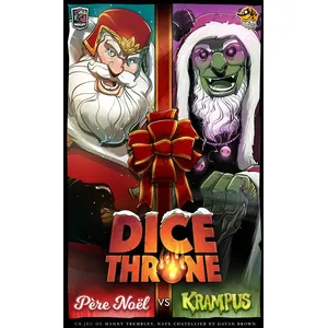 Jeu de stratégie Lucky Duck Games Dice Throne Père Noël vs Krampus pas cher