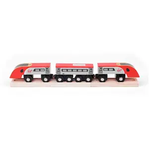 BIGJIGS Houten Virgin Pendolino Trein, 5dlg pas cher