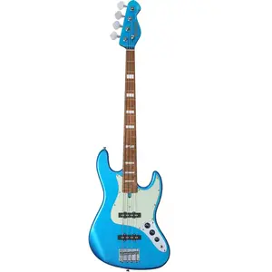 Mooer MBJ410 Metal Blue elektrische basgitaar met gigbag pas cher