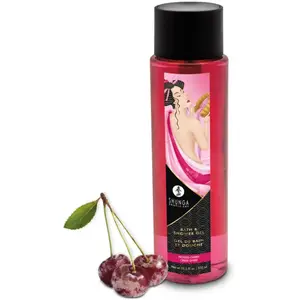 Shunga, Gel douche, Gel Bain & Douche Frosted Cherry 370 ml (370 ml) pas cher